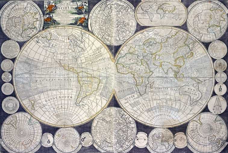 Povijesna karta svijeta za razvoj geografskog znanja